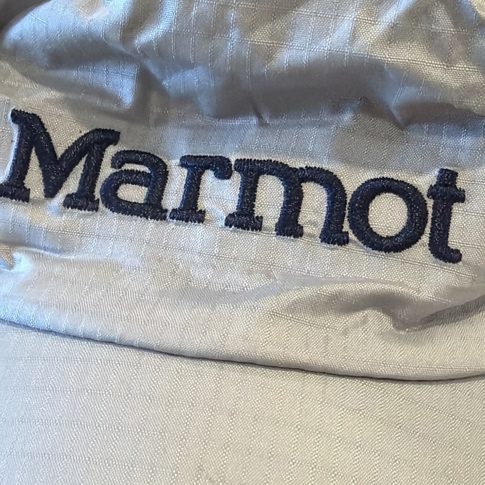 Marmot Baseball Cap Gray One Size Nylon Mesh Lining Adjustable back Hat - Picture 2 of 11